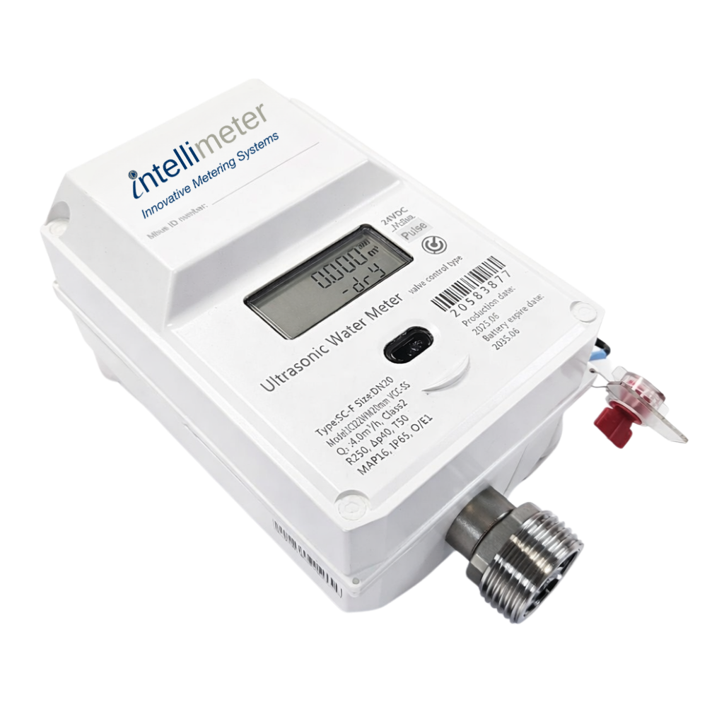 Valve-Controlled Ultrasonic Water Meter